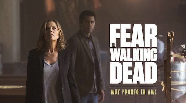 Kim Dickens as Miranda and Cliff Curtis as Sean - Fear the Walking Dead _ Season 1, Episode 1 - Photo Credit: Justin Lubin/AMC