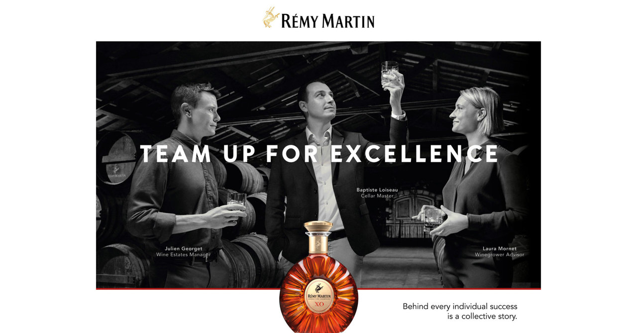 "TEAM UP FOR EXCELLENCE": Rémy Martin Celebrates Collective Success Through Its New Global Campaign