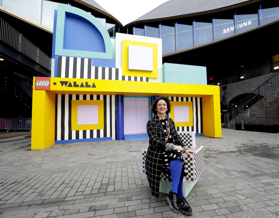 LONDON, ENGLAND - JANUARY 28: New LEGO building concept - LEGO DOTS - unveiled through immersive installation imagined by artist Camille Walala: "HOUSE OF DOTS" at Coal Drops Yard on January 28, 2020 in London, England. (Photo by John Phillips/Getty Images for the LEGO Group)
