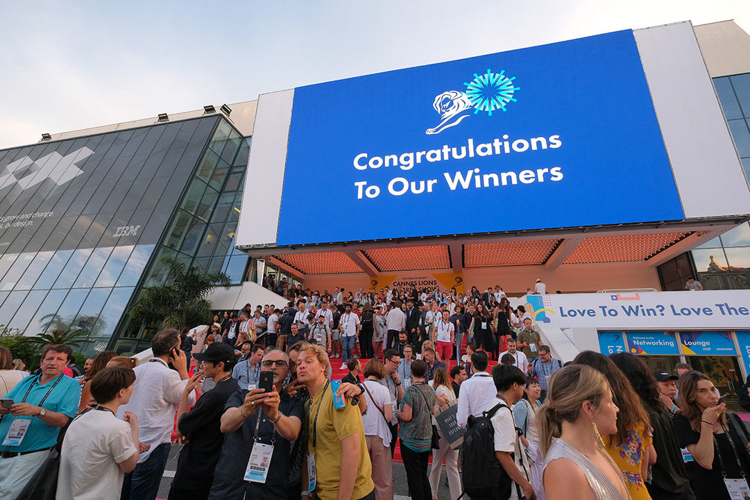CANNES, FRANCE - JUNE 19: Award Ceremony during the Cannes Lions 2019 : Day Three on June 19, 2019 in Cannes, France. (Photo by Richard Bord/Getty Images for Cannes Lions)