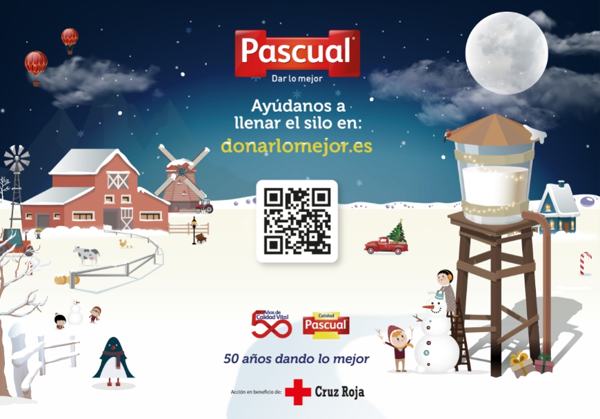 Pascual lanza su campaña solidaria por Navidad