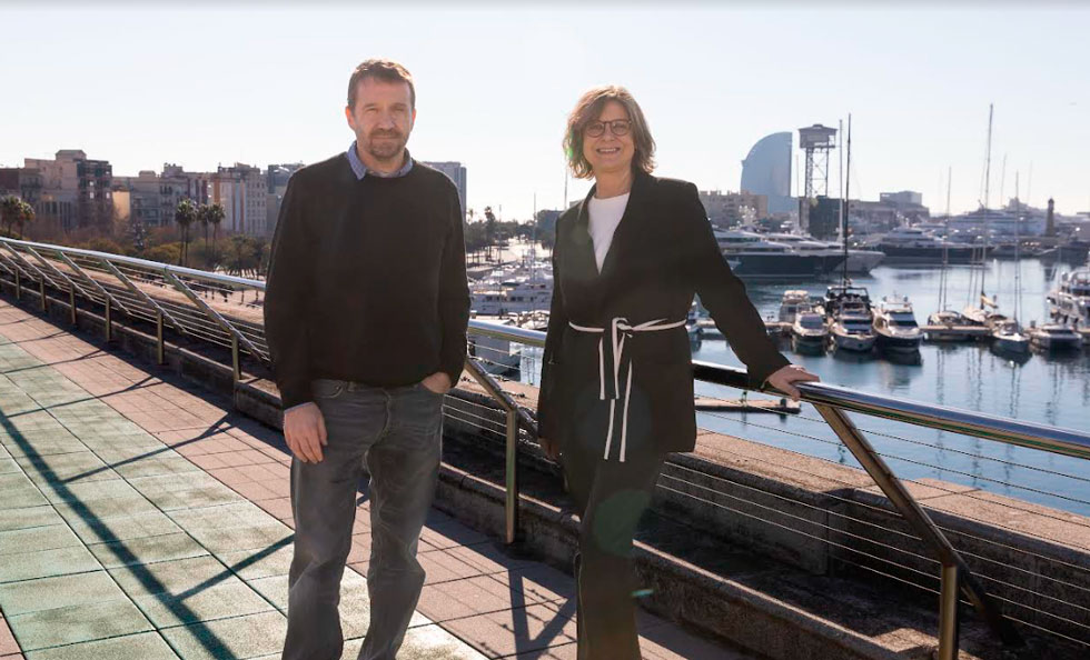 De izquierda a derecha: Miquel Martí, CEO de Tech Barcelona; y Elena Carasso, directora de online y cliente de Mango